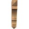 Ekena Millwork Balboa Arts & Crafts Rough Sawn Bracket, Western Red Cedar, 6"W x 34"D x 34"H BKT06X34X34BOA03RWR - alternate 4
